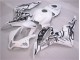 2007-2008 Schwarz Weiß Honda CBR600RR Motorrad Verkleidungen