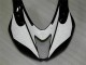 2007-2008 Schwarz Weiß Kawasaki ZX6R Motorrad Verkleidungen 2007-2008 Schwarz Weiß Kawasaki ZX6R Motorrad Verkleidungen