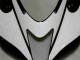 2007-2008 Schwarz Weiß Kawasaki ZX6R Motorrad Verkleidungen 2007-2008 Schwarz Weiß Kawasaki ZX6R Motorrad Verkleidungen
