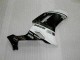 2007-2008 Schwarz Weiß Kawasaki ZX6R Motorrad Verkleidungen 2007-2008 Schwarz Weiß Kawasaki ZX6R Motorrad Verkleidungen