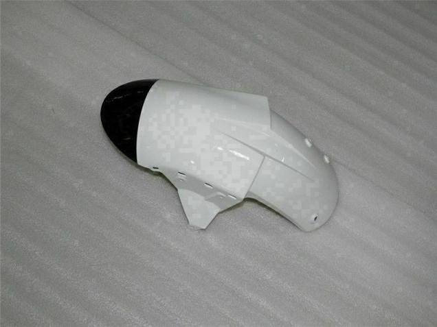 2007-2008 Schwarz Weiß Kawasaki ZX6R Motorrad Verkleidungen 2007-2008 Schwarz Weiß Kawasaki ZX6R Motorrad Verkleidungen