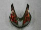 2007-2008 Schwarz rote Flamme Kawasaki ZX6R Motorrad Verkleidung 2007-2008 Schwarz rote Flamme Kawasaki ZX6R Motorrad Verkleidung