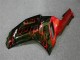 2007-2008 Schwarz rote Flamme Kawasaki ZX6R Motorrad Verkleidung 2007-2008 Schwarz rote Flamme Kawasaki ZX6R Motorrad Verkleidung