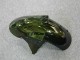 2007-2008 Schwarz rote Flamme Kawasaki ZX6R Motorrad Verkleidung 2007-2008 Schwarz rote Flamme Kawasaki ZX6R Motorrad Verkleidung