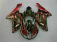 2007-2008 Schwarz rote Flamme Kawasaki ZX6R Motorrad Verkleidung 2007-2008 Schwarz rote Flamme Kawasaki ZX6R Motorrad Verkleidung