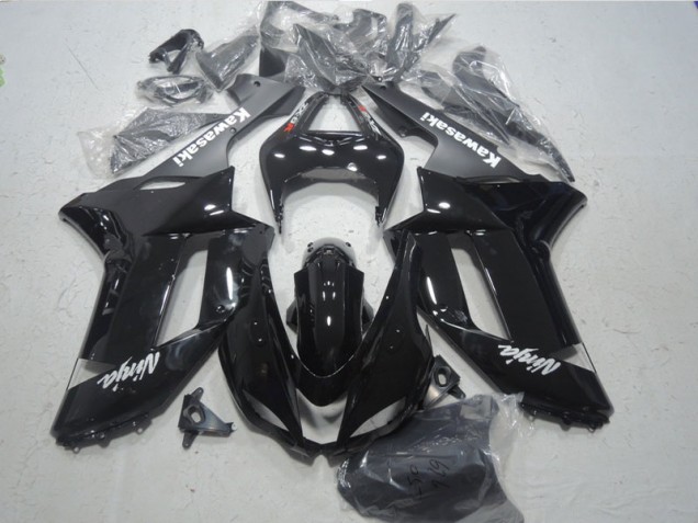 2007-2008 Schwarz weißer Ninja Kawasaki ZX6R Motorrad Verkleidung 2007-2008 Schwarz weißer Ninja Kawasaki ZX6R Motorrad Verkleidung