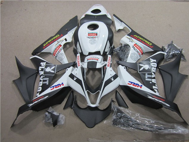 2007-2008 Schwarz weißes HRC Honda CBR600RR Motorrad Verkleidung 2007-2008 Schwarz weißes HRC Honda CBR600RR Motorrad Verkleidung