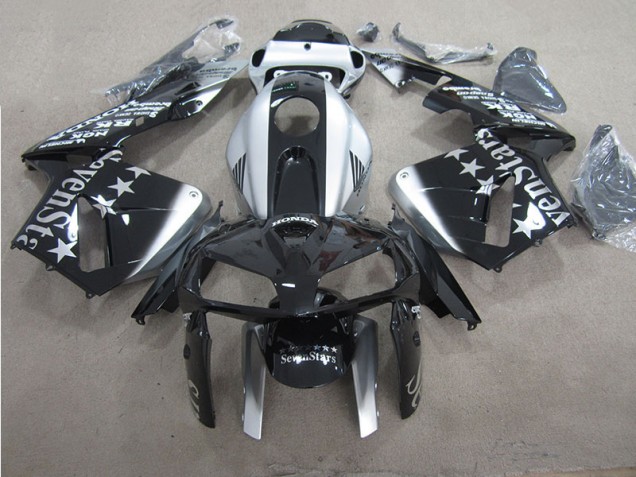 2007-2008 Schwarze SevenStars Honda CBR600RR Motorrad Verkleidung 2007-2008 Schwarze SevenStars Honda CBR600RR Motorrad Verkleidung