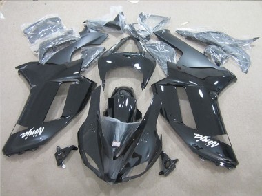 2007-2008 Schwarzer Ninja Kawasaki ZX6R Motorrad Verkleidung