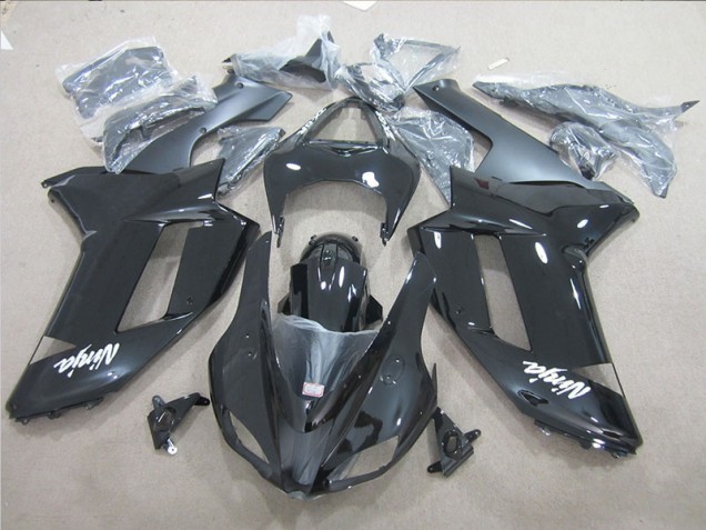 2007-2008 Schwarzer Ninja Kawasaki ZX6R Motorrad Verkleidung 2007-2008 Schwarzer Ninja Kawasaki ZX6R Motorrad Verkleidung