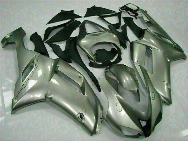 2007-2008 Silber Kawasaki ZX6R Motorrad Verkleidung 2007-2008 Silber Kawasaki ZX6R Motorrad Verkleidung