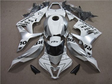 2007-2008 Silber Repsol Honda CBR600RR Motorrad Verkleidung