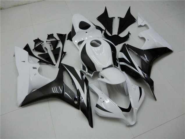 2007-2008 Weiß Schwarz Honda CBR600RR Motorrad Verkleidung 2007-2008 Weiß Schwarz Honda CBR600RR Motorrad Verkleidung