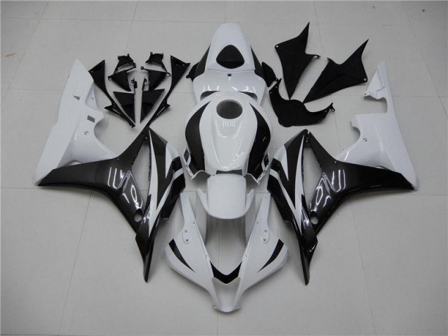 2007-2008 Weiß Schwarz Honda CBR600RR Motorrad Verkleidung 2007-2008 Weiß Schwarz Honda CBR600RR Motorrad Verkleidung