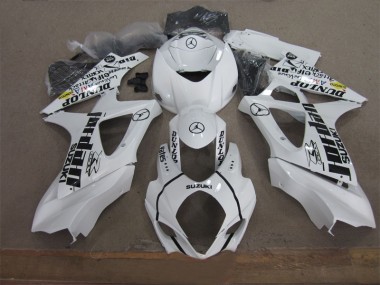 2007-2008 Weiß Schwarz Jordan Suzuki GSXR 1000 Motorrad Verkleidung