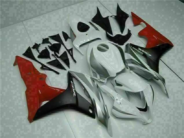 2007-2008 Weiß Schwarz Rot Honda CBR600RR Motorrad Vollverkleidung 2007-2008 Weiß Schwarz Rot Honda CBR600RR Motorrad Vollverkleidung