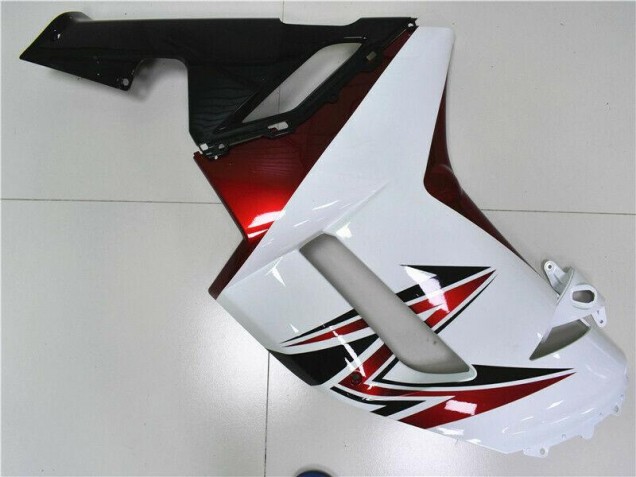 2007-2008 Weiß Schwarz Rot Kawasaki ZX6R Motorrad Verkleidung 2007-2008 Weiß Schwarz Rot Kawasaki ZX6R Motorrad Verkleidung