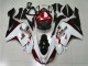 2007-2008 Weiß Schwarz Rot Kawasaki ZX6R Motorrad Verkleidung 2007-2008 Weiß Schwarz Rot Kawasaki ZX6R Motorrad Verkleidung