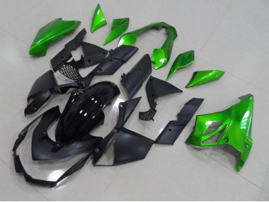 2007-2009 Schwarz Grün Kawasaki Z1000 Motorrad Verkleidung