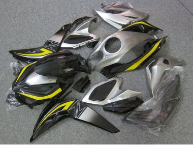2007-2009 Schwarz Kawasaki Z1000 Motorrad Verkleidung