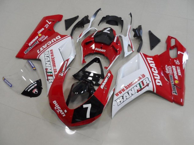 2007-2014 Banner 7 Ducati 848 1098 1198 Motorrad Verkleidung 2007-2014 Banner 7 Ducati 848 1098 1198 Motorrad Verkleidung