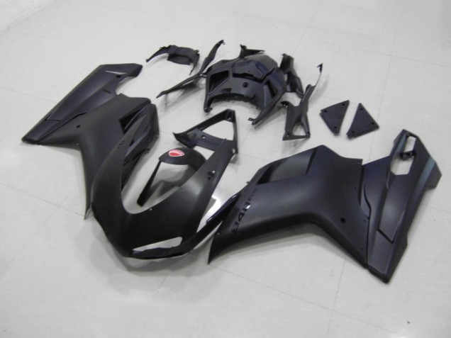 2007-2014 Matt Schwarzer schwarzer Aufkleber Ducati 848 1098 1198 Motorrad Verkleidung 2007-2014 Matt Schwarzer schwarzer Aufkleber Ducati 848 1098 1198 Motorrad Verkleidung