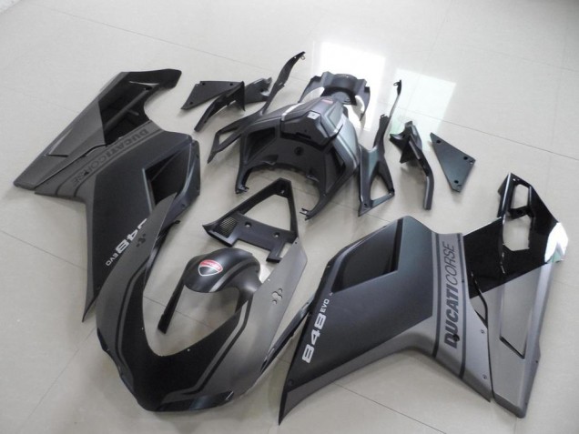 2007-2014 Schwarz Ducati 848 1098 1198 Motorrad Verkleidung 2007-2014 Schwarz Ducati 848 1098 1198 Motorrad Verkleidung