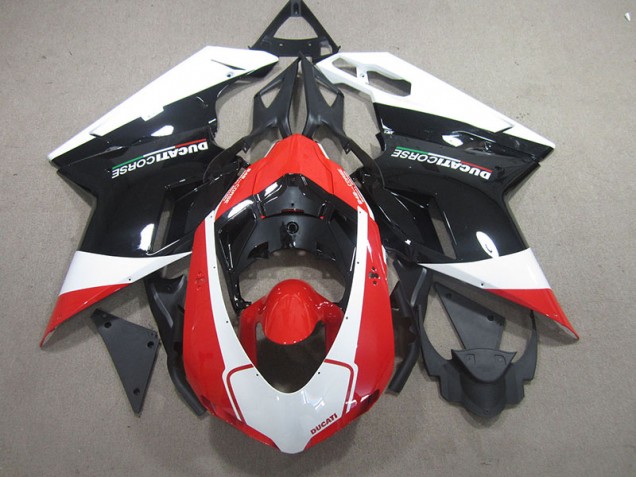 2007-2014 Schwarz Rote Weiß Ducati 848 Motorrad Verkleidung 2007-2014 Schwarz Rote Weiß Ducati 848 Motorrad Verkleidung