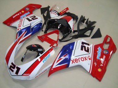 2007-2014 Xerox 21 Ducati 848 1098 1198 Motorrad Verkleidung