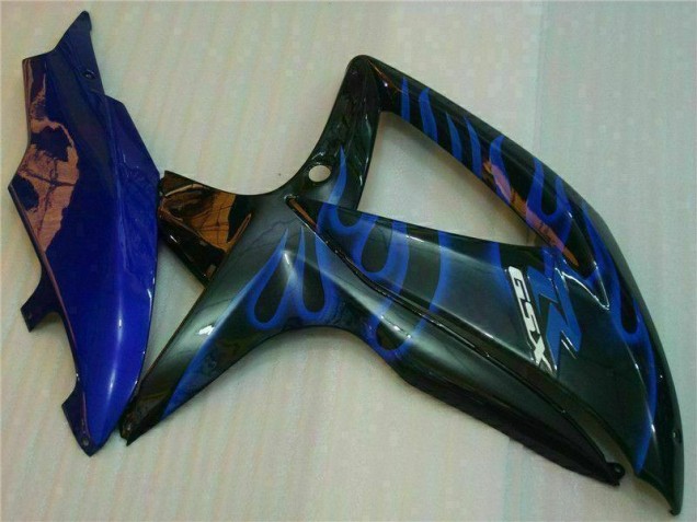 2008-2010 Blau Schwarz Suzuki GSXR 600/750 Motorrad Verkleidung 2008-2010 Blau Schwarz Suzuki GSXR 600/750 Motorrad Verkleidung