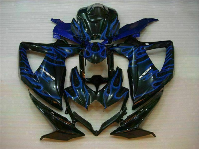 2008-2010 Blau Schwarz Suzuki GSXR 600/750 Motorrad Verkleidung 2008-2010 Blau Schwarz Suzuki GSXR 600/750 Motorrad Verkleidung
