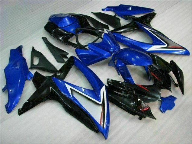 2008-2010 Blau Schwarz Suzuki GSXR 600/750 Motorrad Verkleidungen 2008-2010 Blau Schwarz Suzuki GSXR 600/750 Motorrad Verkleidungen