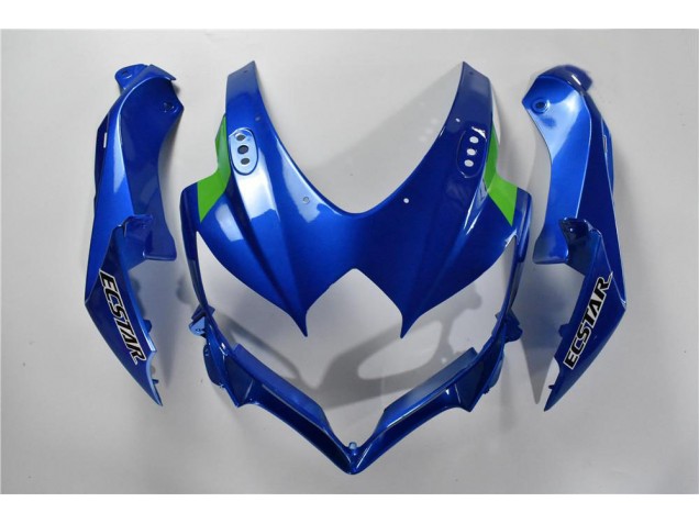 2008-2010 Blau Weiß Grün Suzuki GSXR 600/750 Motorrad Verkleidung 2008-2010 Blau Weiß Grün Suzuki GSXR 600/750 Motorrad Verkleidung