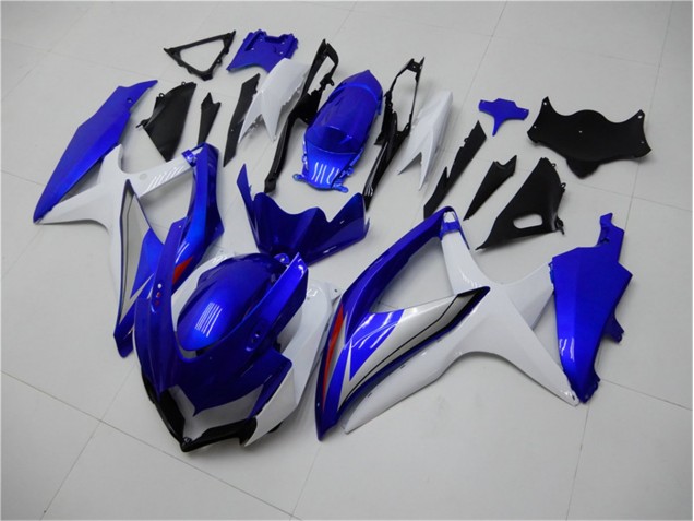2008-2010 Blau Weiß Suzuki GSXR 600/750 Motorrad Verkleidung Komplett Sets 2008-2010 Blau Weiß Suzuki GSXR 600/750 Motorrad Verkleidung Komplett Sets