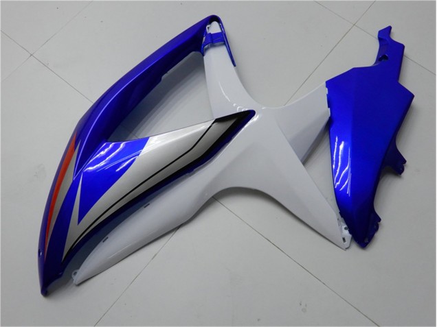 2008-2010 Blau Weiß Suzuki GSXR 600/750 Motorrad Verkleidung Komplett Sets 2008-2010 Blau Weiß Suzuki GSXR 600/750 Motorrad Verkleidung Komplett Sets