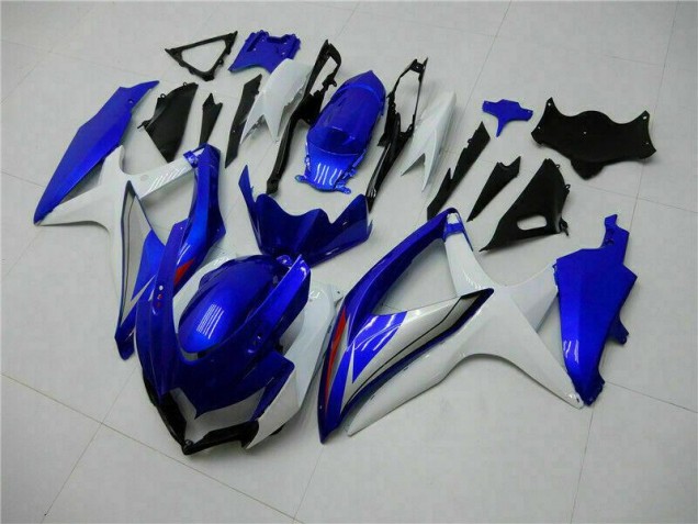 2008-2010 Blau Weiß Suzuki GSXR 600/750 Motorrad Verkleidung 2008-2010 Blau Weiß Suzuki GSXR 600/750 Motorrad Verkleidung