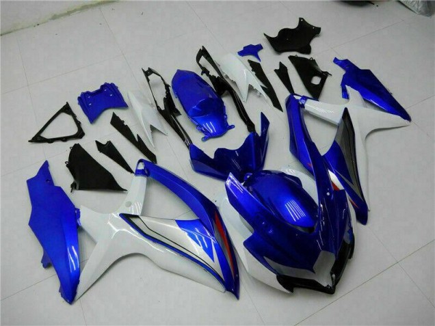 2008-2010 Blau Weiß Suzuki GSXR 600/750 Motorrad Verkleidung 2008-2010 Blau Weiß Suzuki GSXR 600/750 Motorrad Verkleidung