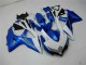 2008-2010 Blau Weiß Suzuki GSXR 600/750 Motorrad Verkleidungen 2008-2010 Blau Weiß Suzuki GSXR 600/750 Motorrad Verkleidungen