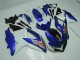 2008-2010 Blau Weiß Suzuki GSXR 600/750 Motorrad Vollverkleidung 2008-2010 Blau Weiß Suzuki GSXR 600/750 Motorrad Vollverkleidung