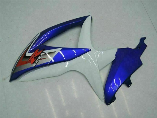 2008-2010 Blau Weiß Suzuki GSXR 600/750 Motorrad Vollverkleidung 2008-2010 Blau Weiß Suzuki GSXR 600/750 Motorrad Vollverkleidung