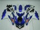 2008-2010 Blau Weiß Suzuki GSXR 600/750 Motorrad Vollverkleidung 2008-2010 Blau Weiß Suzuki GSXR 600/750 Motorrad Vollverkleidung