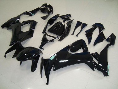 2008-2010 Glänzend Schwarz Kawasaki ZX10R Motorrad Verkleidung
