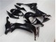 2008-2010 Glänzend Schwarz Kawasaki ZX10R Motorrad Verkleidungen 2008-2010 Glänzend Schwarz Kawasaki ZX10R Motorrad Verkleidungen