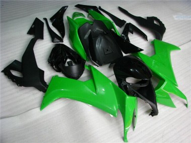 2008-2010 Grün Schwarz Kawasaki ZX10R Motorrad Verkleidung