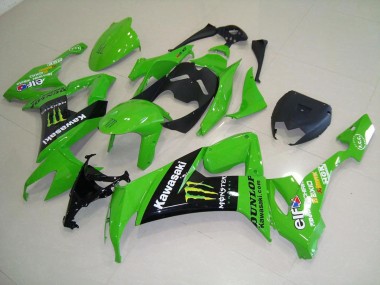 2008-2010 Grünes Monster Kawasaki ZX10R Motorrad Verkleidungen