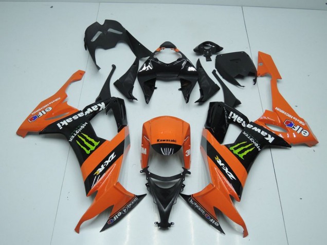 2008-2010 Orange Monster Kawasaki ZX10R Motorrad Verkleidung 2008-2010 Orange Monster Kawasaki ZX10R Motorrad Verkleidung