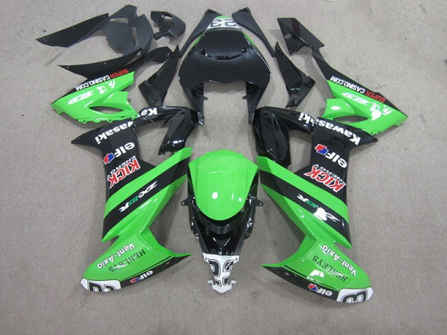 2008-2010 Schwarz Grün Kawasaki ZX10R Motorrad Verkleidung 2008-2010 Schwarz Grün Kawasaki ZX10R Motorrad Verkleidung