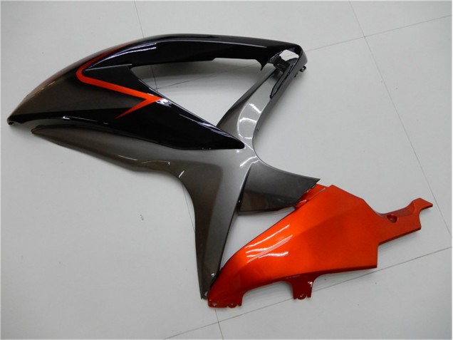 2008-2010 Schwarz Orange Grau Suzuki GSXR 600/750 Motorrad Verkleidung 2008-2010 Schwarz Orange Grau Suzuki GSXR 600/750 Motorrad Verkleidung