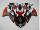2008-2010 Schwarz Orange Grau Suzuki GSXR 600/750 Motorrad Verkleidung 2008-2010 Schwarz Orange Grau Suzuki GSXR 600/750 Motorrad Verkleidung