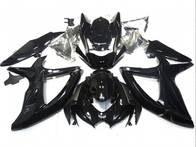 2008-2010 Schwarz Suzuki GSXR 750 Motorrad Verkleidung 2008-2010 Schwarz Suzuki GSXR 750 Motorrad Verkleidung